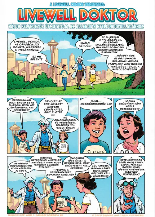Livewell Comics: EOE Hungarian Version