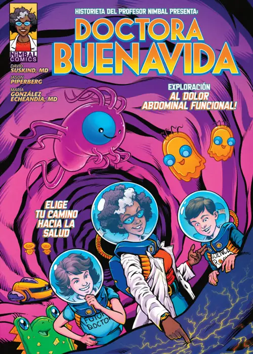 Livewell Comics: Functional Abdominal Pain Spanish Version