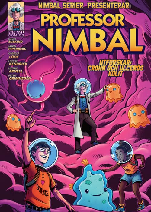 Livewell Comics Cover: Inflammatory Bowel Disease - Swedish version